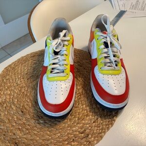 Nike Red and White Athletic Shoes